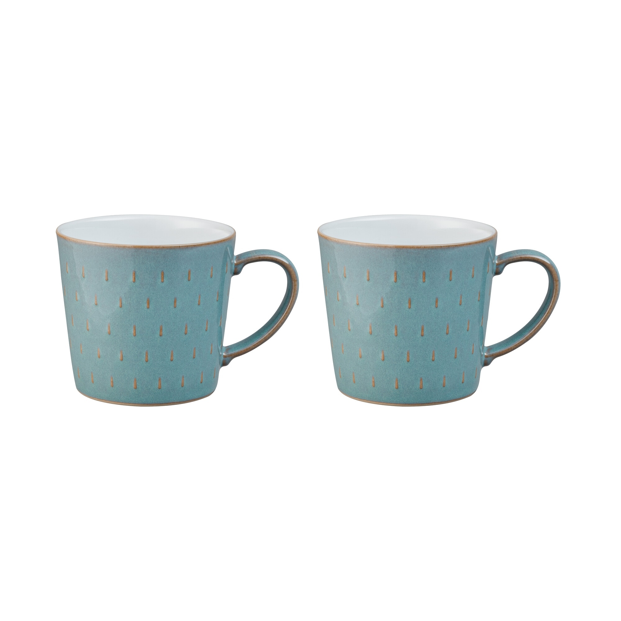 Product photograph of Azure 2 Piece Cascade Mug Set from Denby Retail Ltd